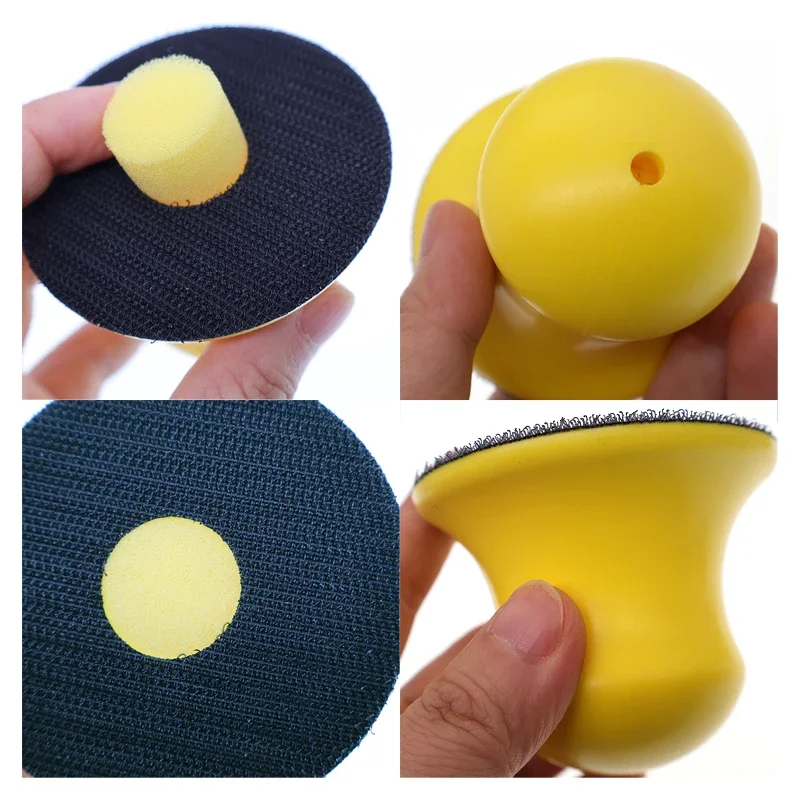 3 بوصة هوك وحلقة اليد الرملي كتلة 1/2/5 قطعة بولي Foam رغوة دليل ساندر ل النجارة الأثاث استعادة جسم السيارات