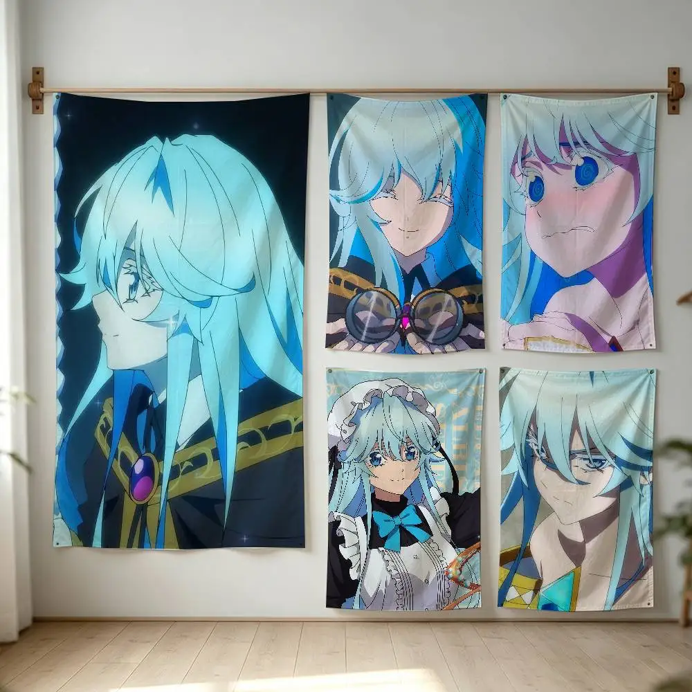 Fantasy Anime E-Elfaria Wistoria Season 2 Flag Digital Printing Banner for Garage Wall Out Door Decoration
