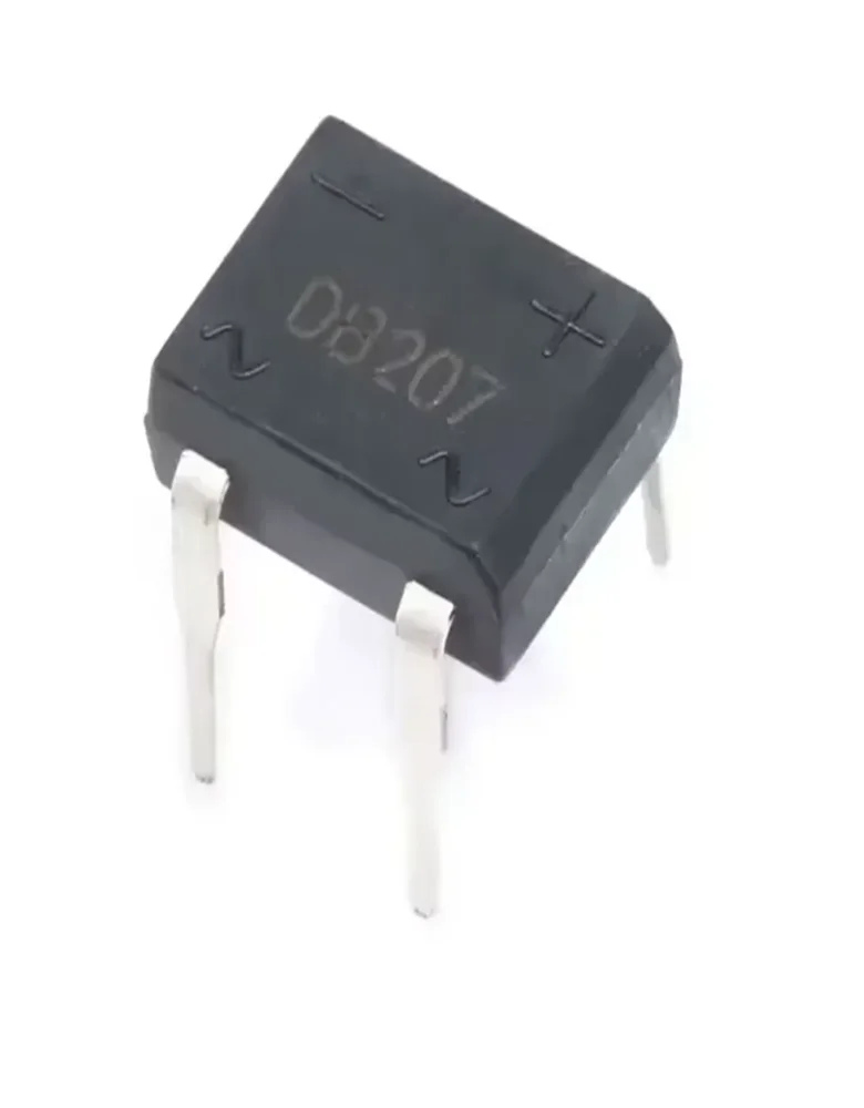 20 pieces of DB207 DIP-4 bridge rectifiers, 1000V, 2A. DB104, 157, DB107, 207S, DB107S, DF06S, DF10S, DB307S, DF08, DF1510S, SOP