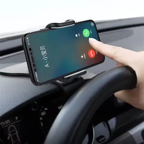 360 Derece Dönen Araç Telefon Tutucu Evrensel Cep Telefonu Standı Araç Rafı Gösterge Paneli Desteği Otomatik Kavramalı Cep Telefonu Sabit Braketi