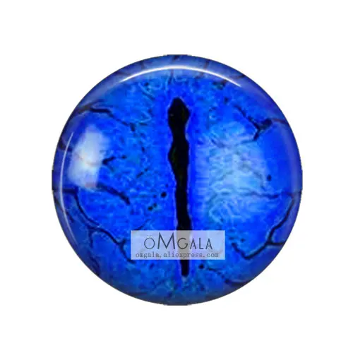 In Pairs Dragon Cat Animal Eyes Dome Patterns 12mm/16mm/18mm/20mm/25mm Round photo glass cabochon demo flat back Making findings