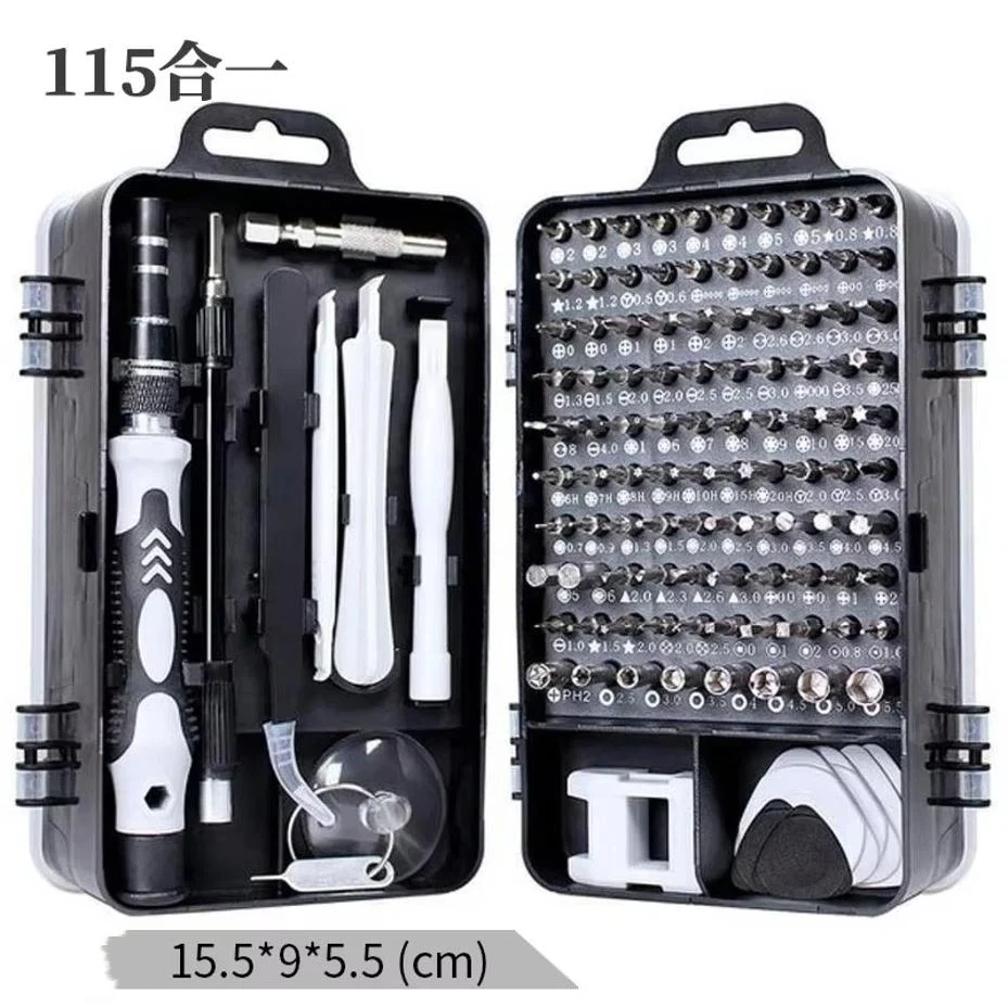 1 Pcs 115 In 1 Screwdriver Set Mini Precision Screwdriver Multi Computer PC Mobile Phone Device Repair INSULATED Hand Home Tools