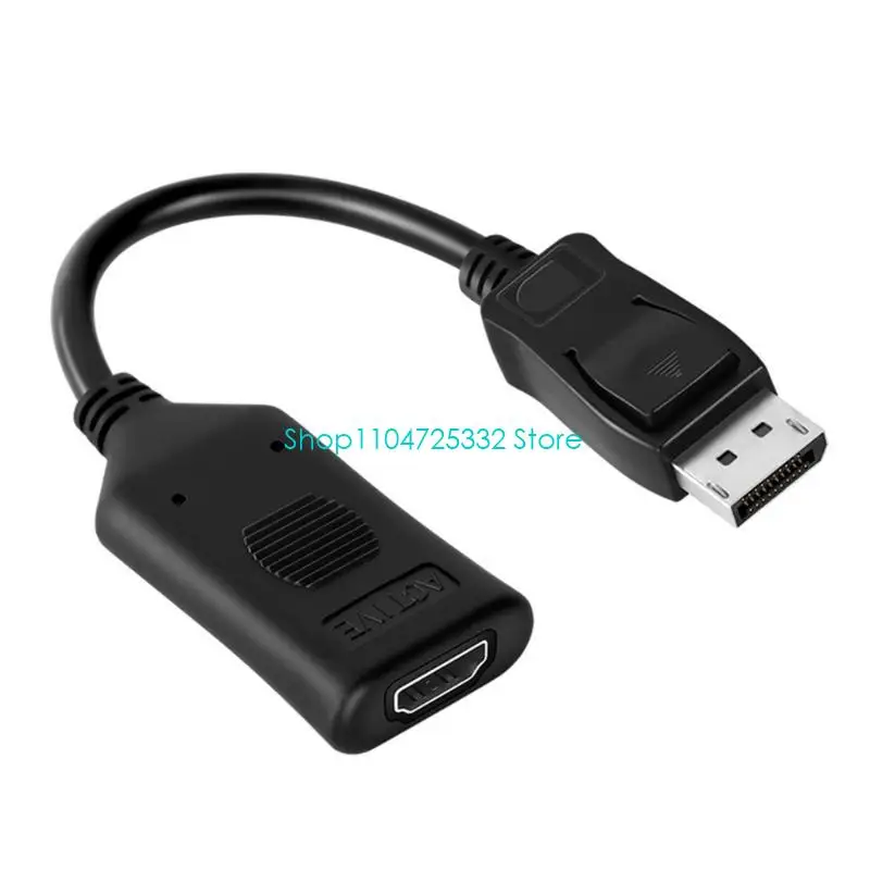 

P5EA Active DisplayPort в HDTV -порт 60 Гц Адаптер кабеля видео преобразования поддерживает несколько мониторов SETSUP INSERT и