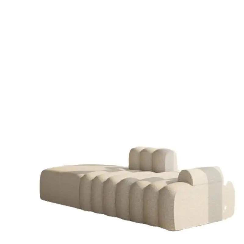 

Curved Modular Piano Key Sofa Italian Minimalist Scandinavian Modern Creative Designer Fabric Combination Living Room Sofa