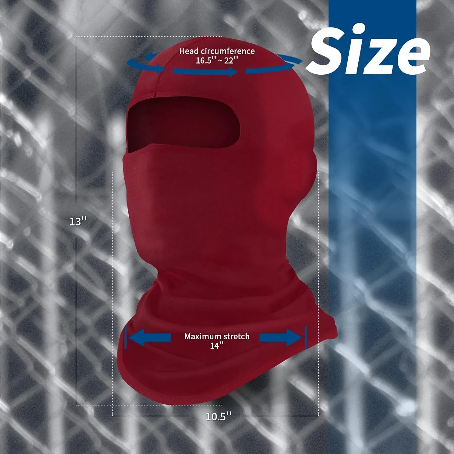 Ski Mask, Face Mask for Men and Women – Skiing, Snowboarding, Motorcycle, UV Protection & Wind Protection
