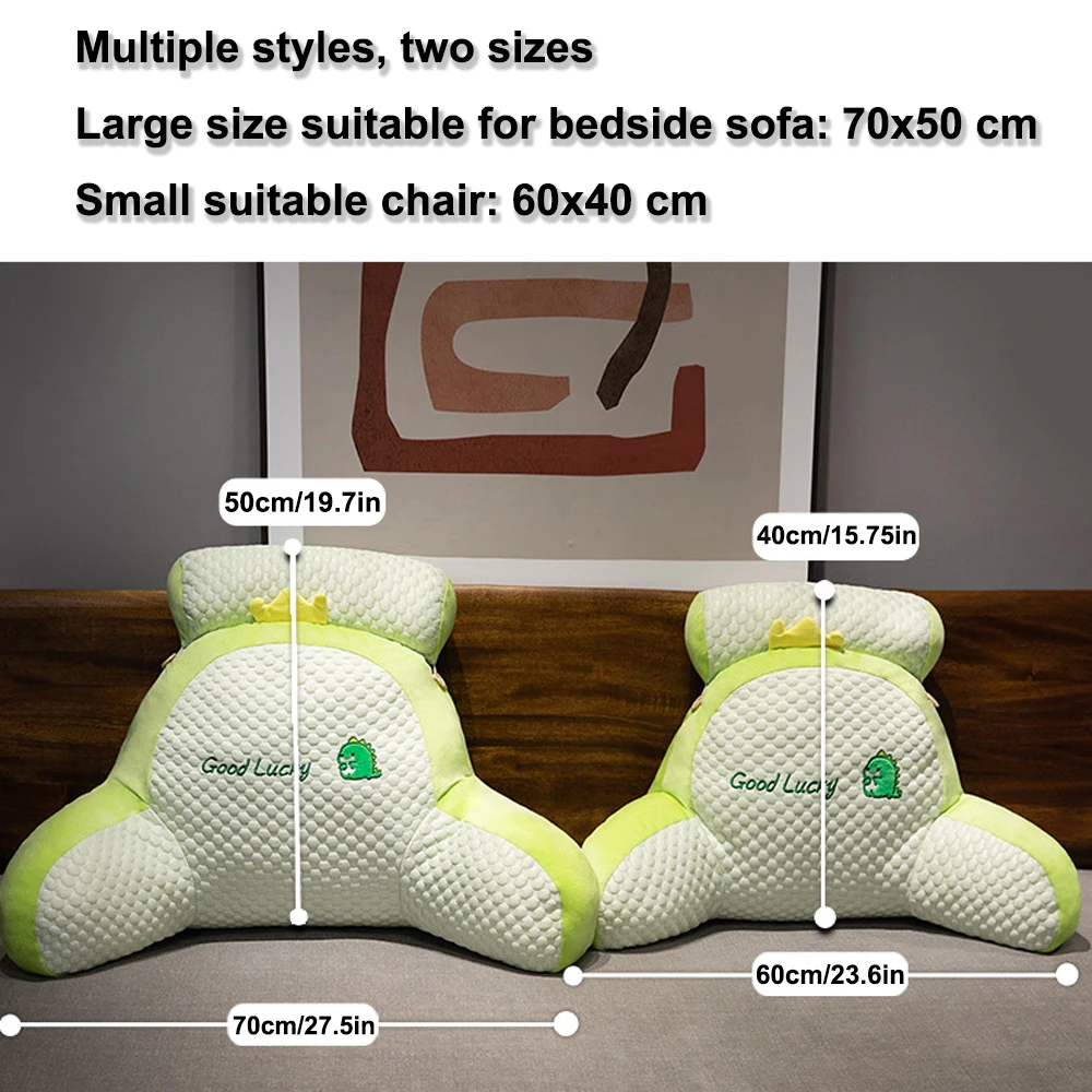 Reading Pillow for Adults, Ergonomic Back Wedge Support, with Cooling Cover for Watching TV, Gaming, Working & Recovery
