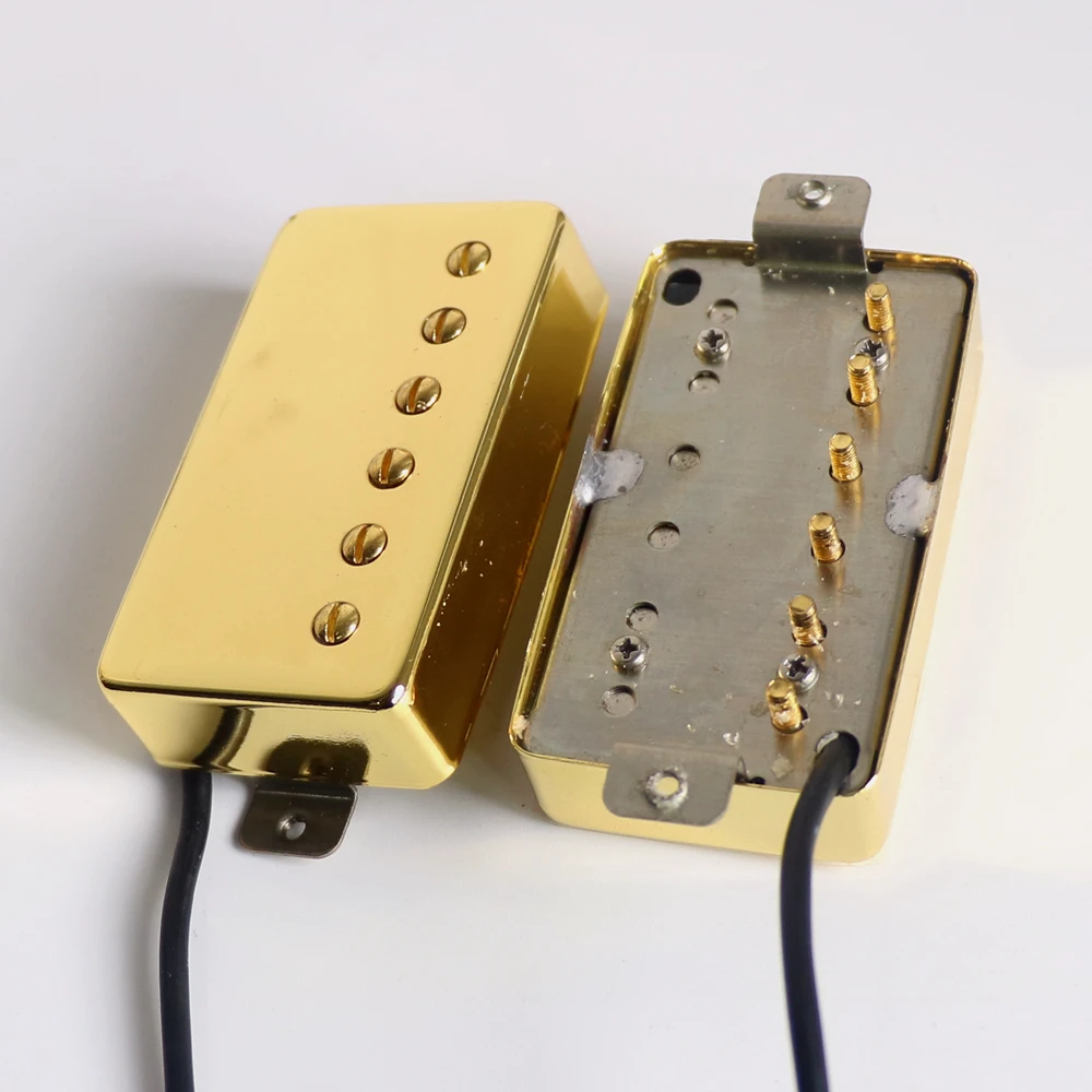 Donlis pafスタイルニッケルシルバーベースプレートアルニコ5 lpギター