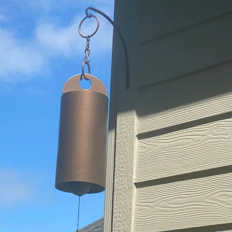 

Copper Windchimes Retro Serenity Bell Wind Chimes Metal Deep Tone Cylinder for Outdoor Patio Decoration Pendant Wall Hanging