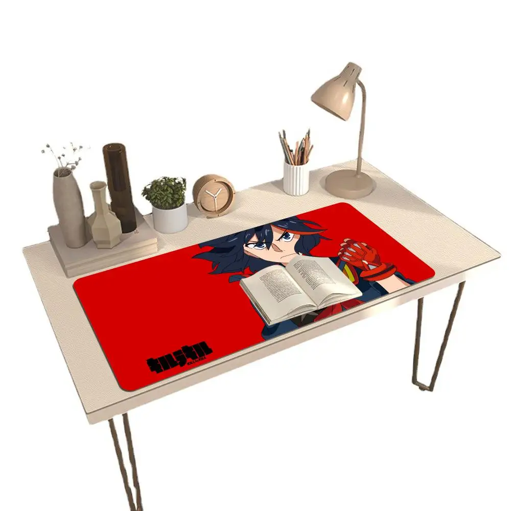 Alas Mouse Meja Anime Kill La Kill Alas Meja HD Matoi Ryuuko Lucu Alas Keyboard Gaming Diperpanjang Alas Mouse Gamer XXL 90X40 Alas Meja