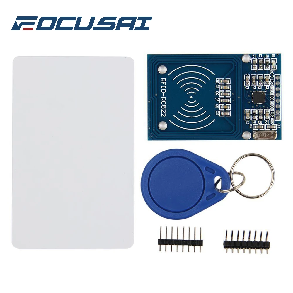 FOCUSAI High Quality RFID NFC Reader RF IC Card Inductive Sensor Module For Arduino Module + NFC Card + NFC Key Ring