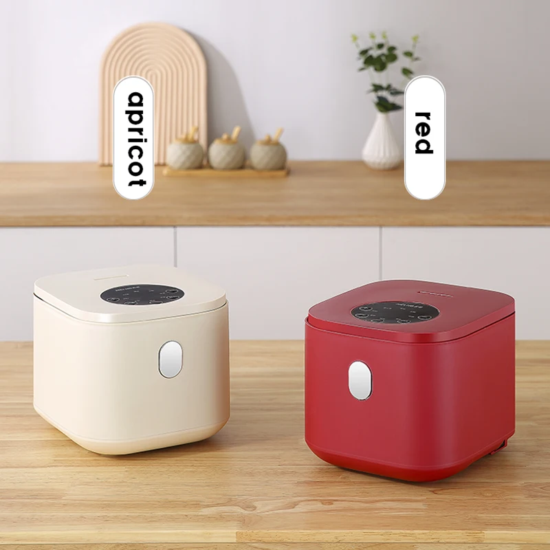 Factory OEM Small Household Kitchen Appliances Multi-functional Plastic square Portable Mini Smart Electric Rice Cooker 2.5L