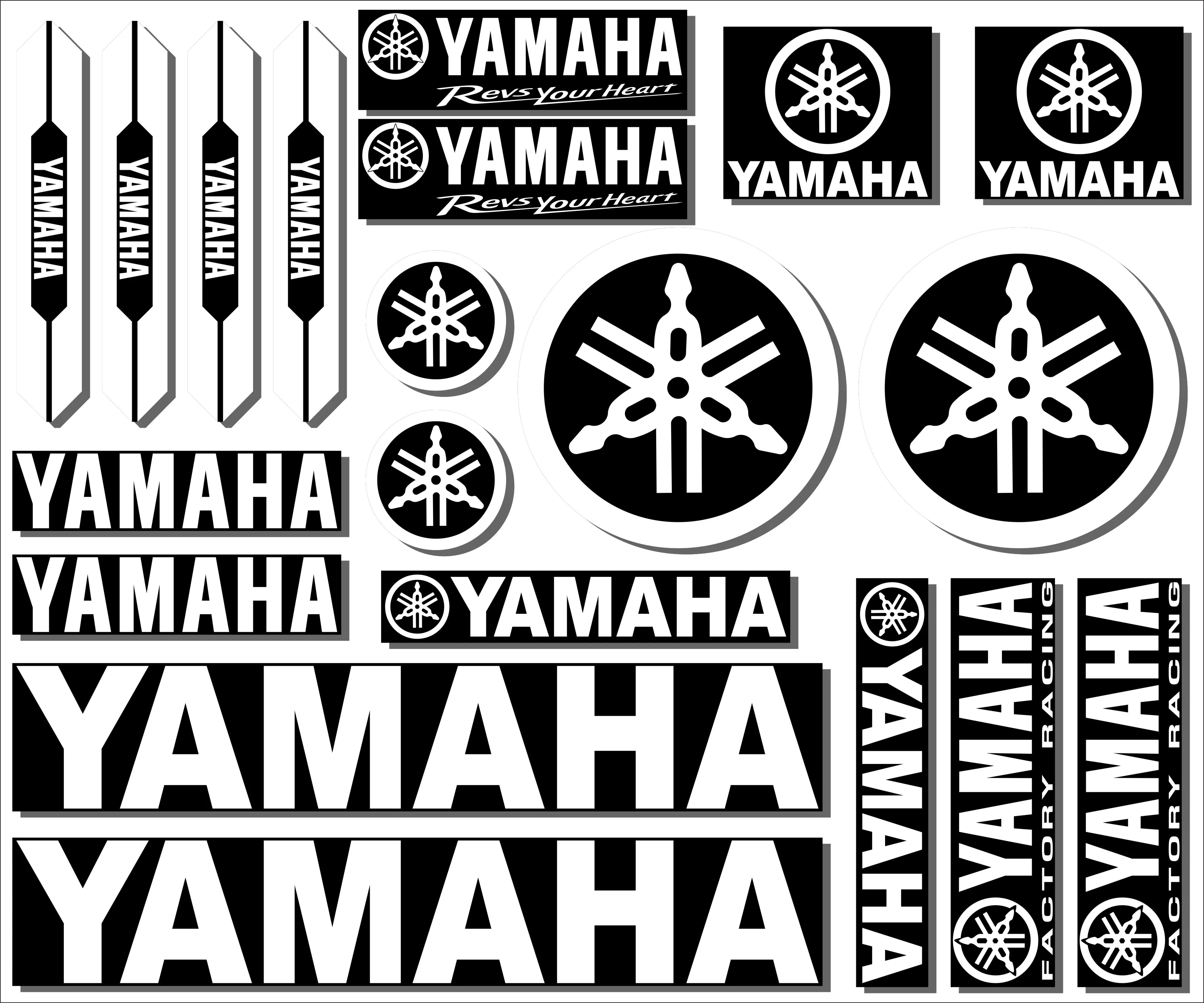 For Yamaha Sticker R1 Fuel Tank Decal YZF Logo R1m 2022 Rn22 Rn19