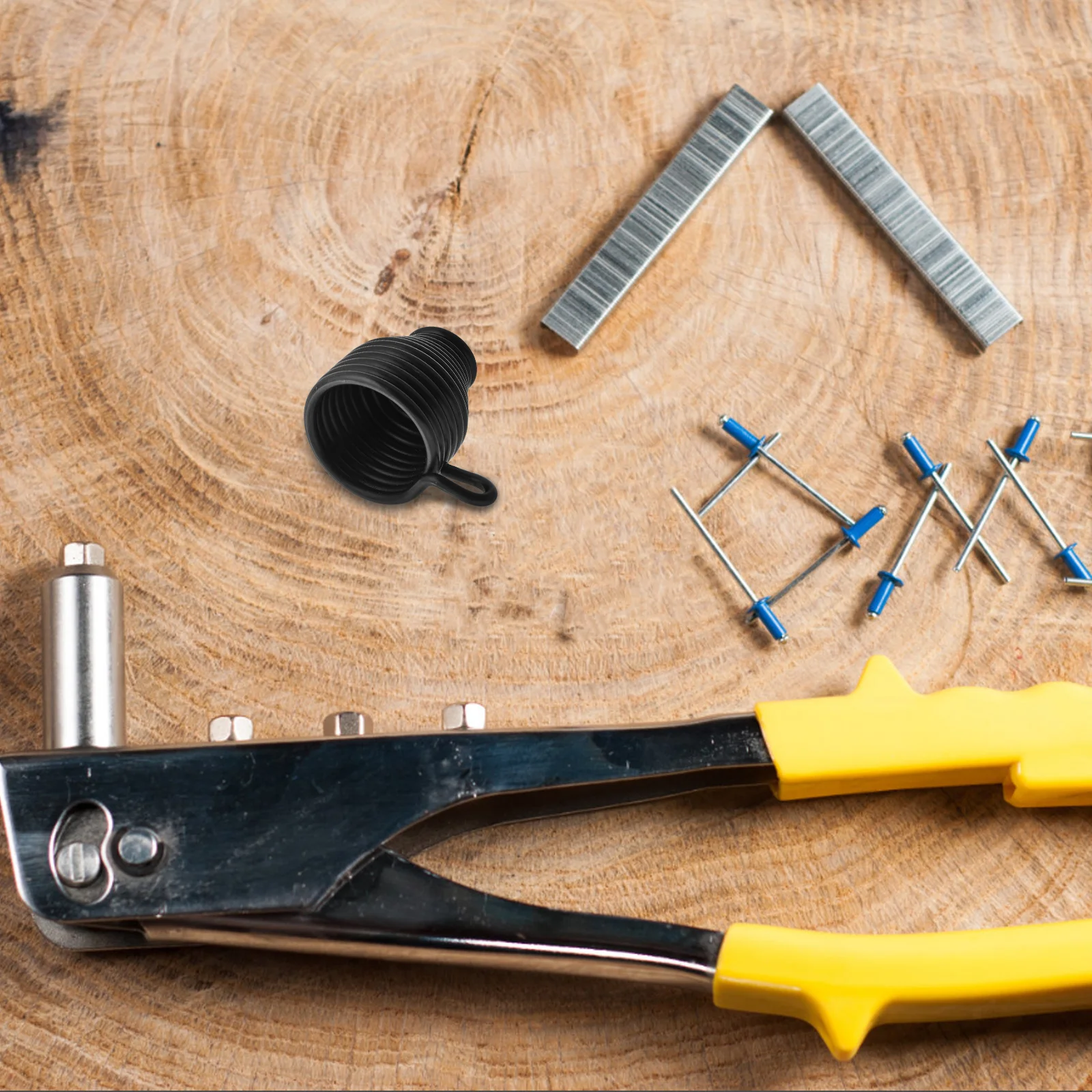 2개입 에어 해머 교체용 리테이너 스프링 내구성 강철 공압 공구 부품 에어 치즐 리벳 부착물 자동차용