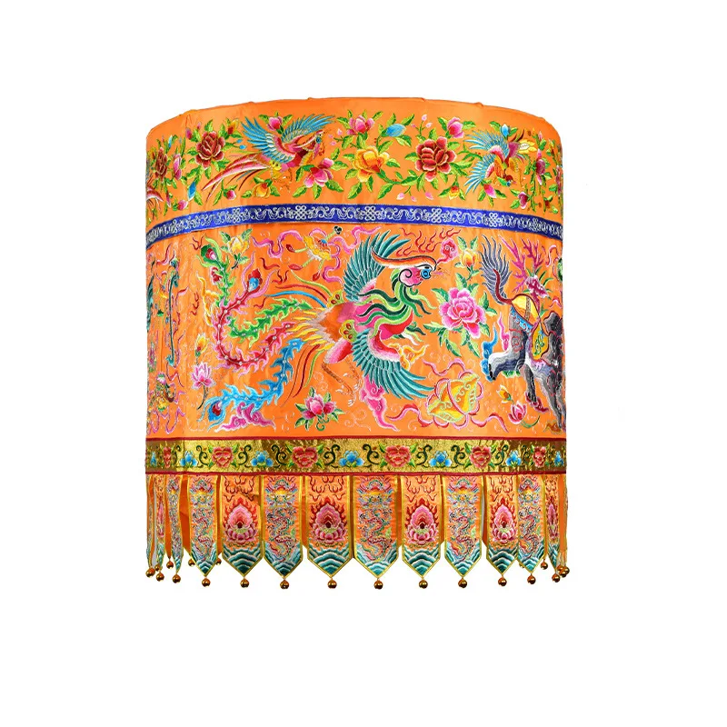 Hunan embroidery exquisite embroidery Jingzhuang canopy Buddha top umbrella hall ceremony decoration special product