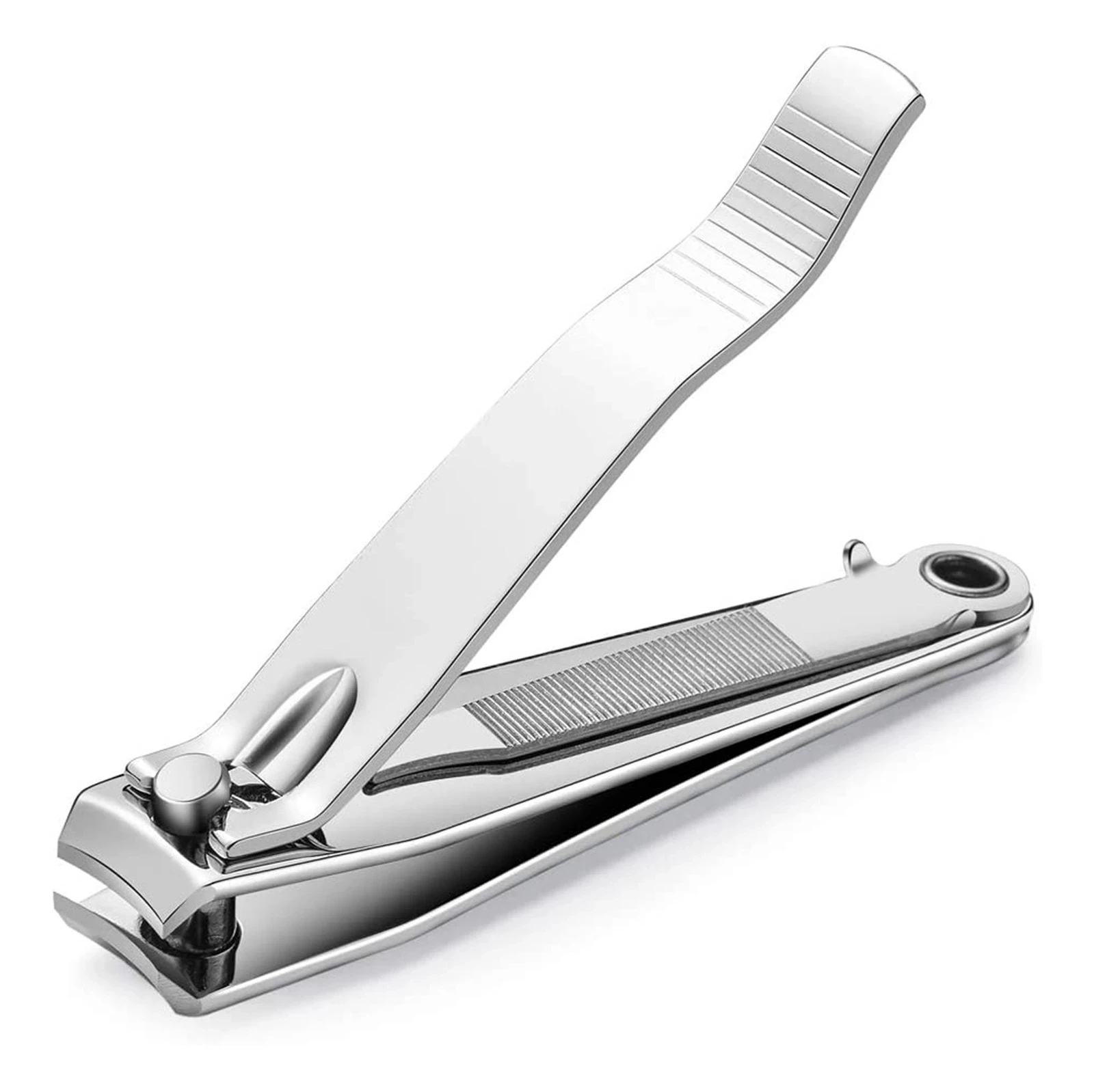 1pc cortador de unhas premium afiado resistente aço inoxidável cortadores de unhas e cortadores de unhas perfeitos para homens e mulheres