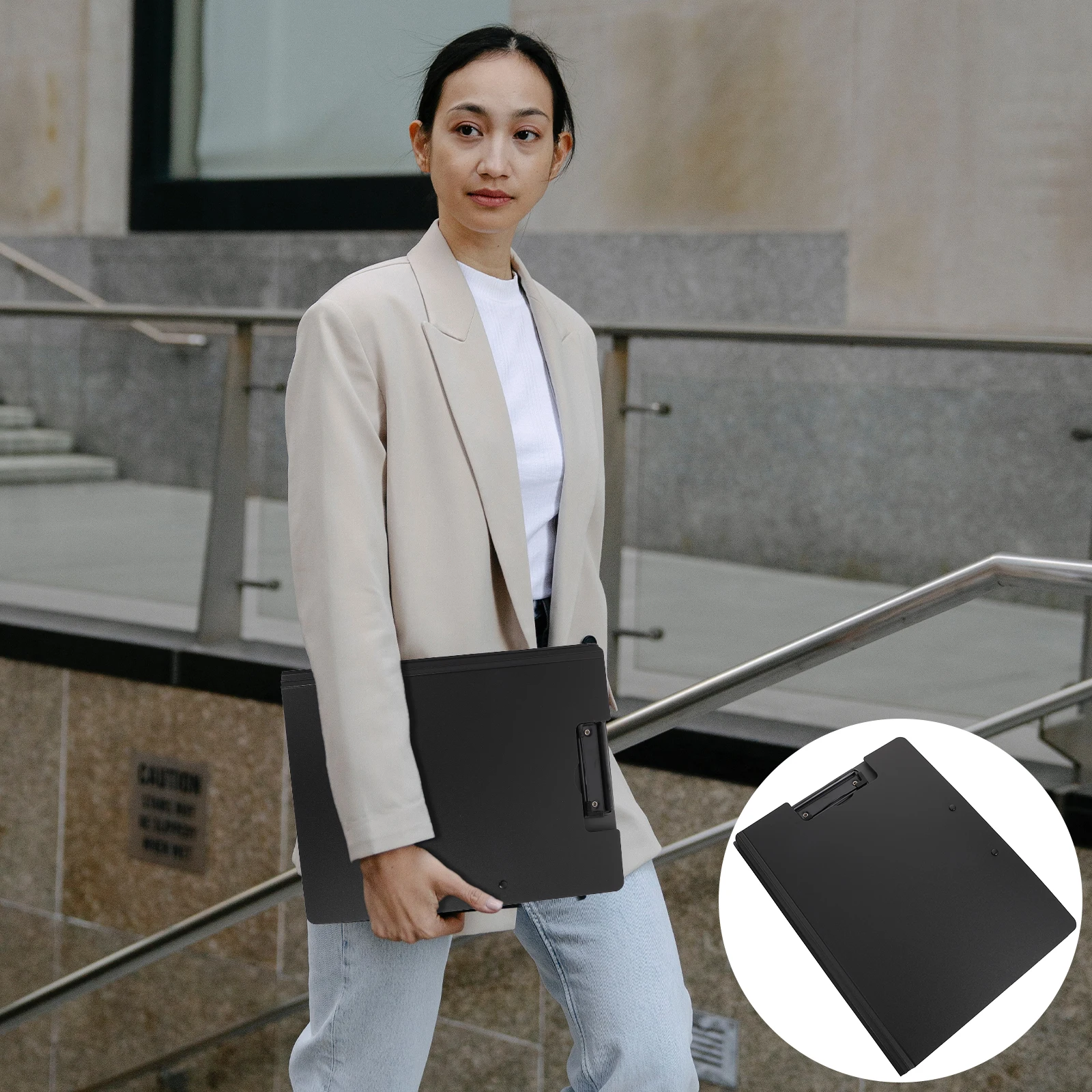

Premium Folder Clipboard File Holder Document Menu Writing Pad For Office School Business Reusable Smooth Surface