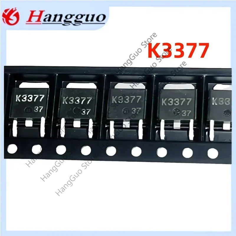 10PCS/LOt Original 2SK3377 K3377 TO252 car engine computer board solenoid valve drive control chip