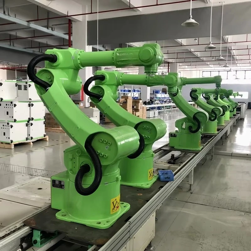 China Factory Direct Mini Industrial 5/6 Axis Ro bot Arm New Condition Telescopic Core Motor Articulated  220V Bearing PLC