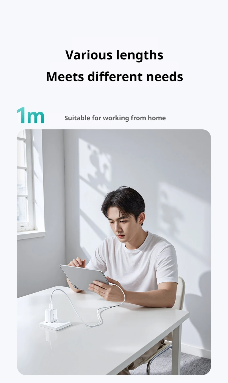 SAMZHE Dual Type-C PD100W Schnellladekabel für Huawei Pura80 Honor Apple 17/16/15 Xiaomi Laptops iPad USB-C Ladekabel – Detail 17