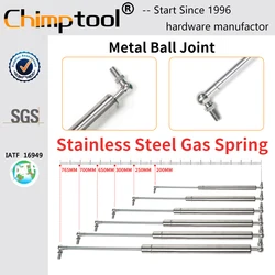 1Pc Metal Ball Joint Stainless Steel 316 Gas Spring Universal Shock Absorber Hydraulic Lift Support Strut Bar Customizable
