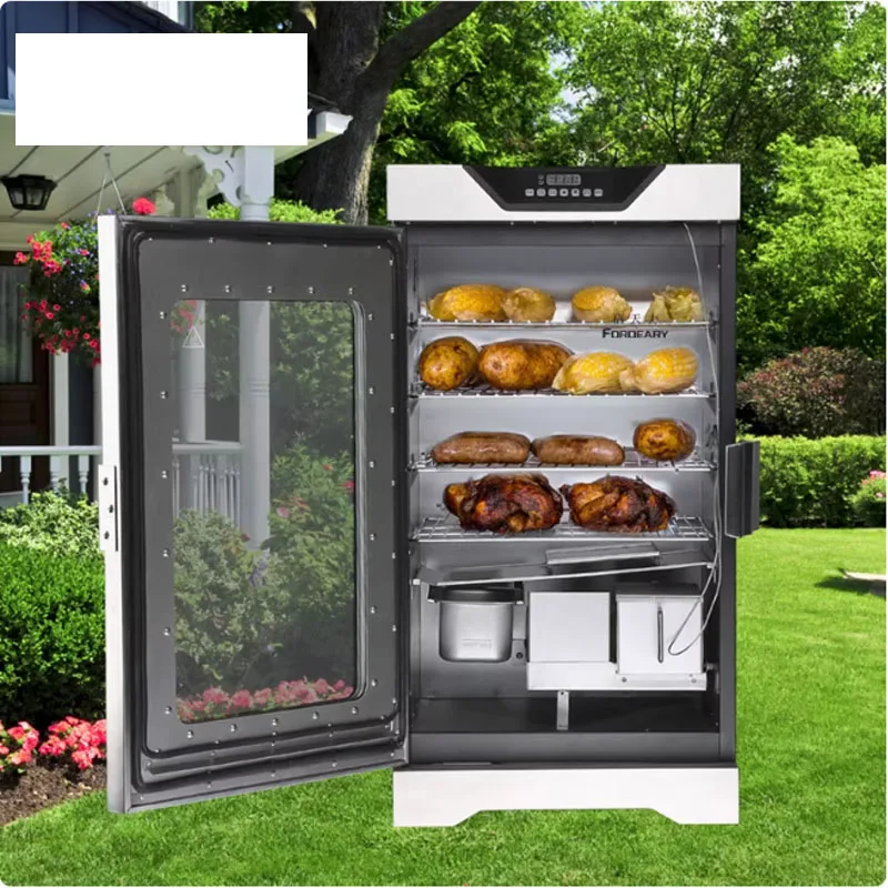 Máquina de cocina de tocino ahumado calentada al vapor, horno ahumador de pollo, máquina para hornear carne