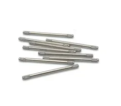 10PCS/bag Watch Band Bracelet Link Pin 1.2mm Thick Double Knurled Bar 8mm-27mm Watch Strap Lin T2524
