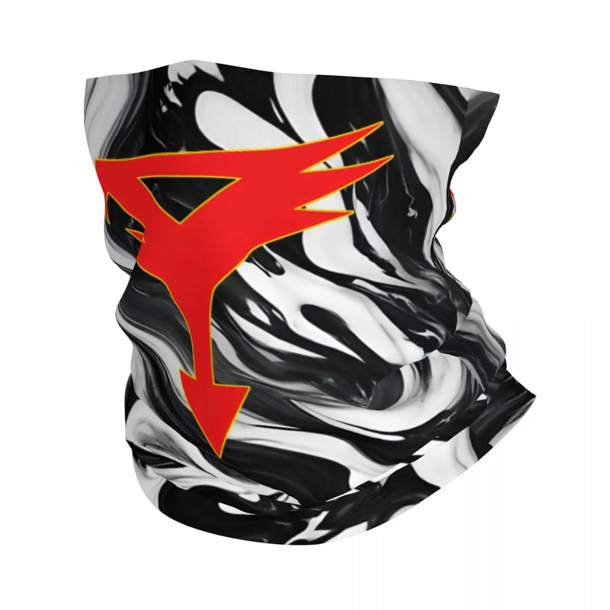 Gatchaman Insignia Motocross Bandana Neck Gaiter Printed Science Ninja Team Gatchaman Face Scarf Hiking Unisex Adult All Season