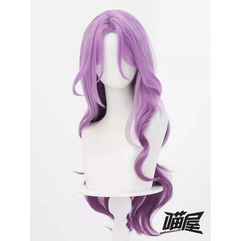 Peluca de sombrero de Cosplay de Jade Spiel Honkai Star Rail, pelo sintético largo rosa resistente al calor, traje de fiesta de Halloween para mujer, accesorio de juego de rol