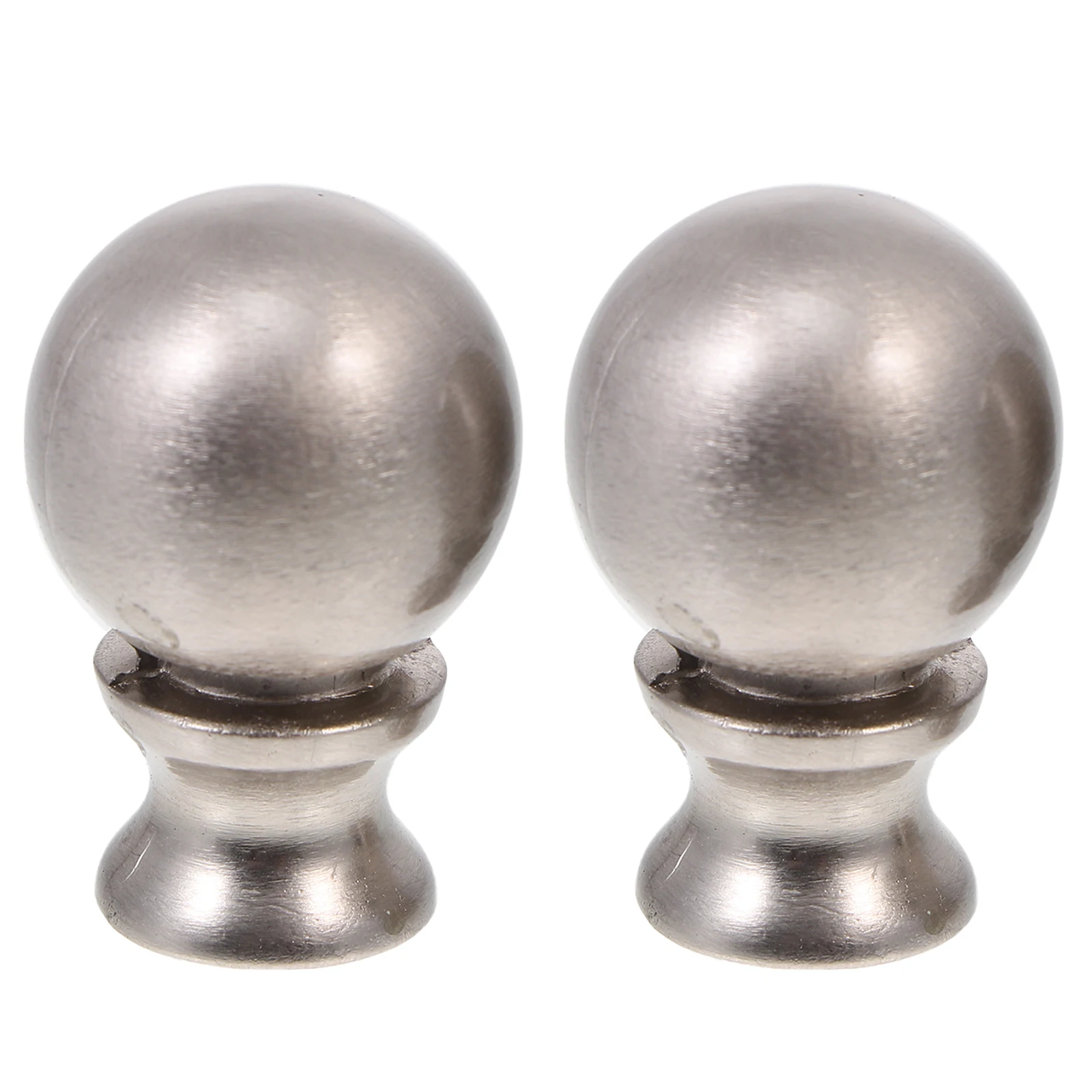 

2Pcs Lamp Finials Zinc Alloy Decorative Heads for Table Lamps Vintage Harp Cap Knobs Durable Safe Not Fade Easy Installation