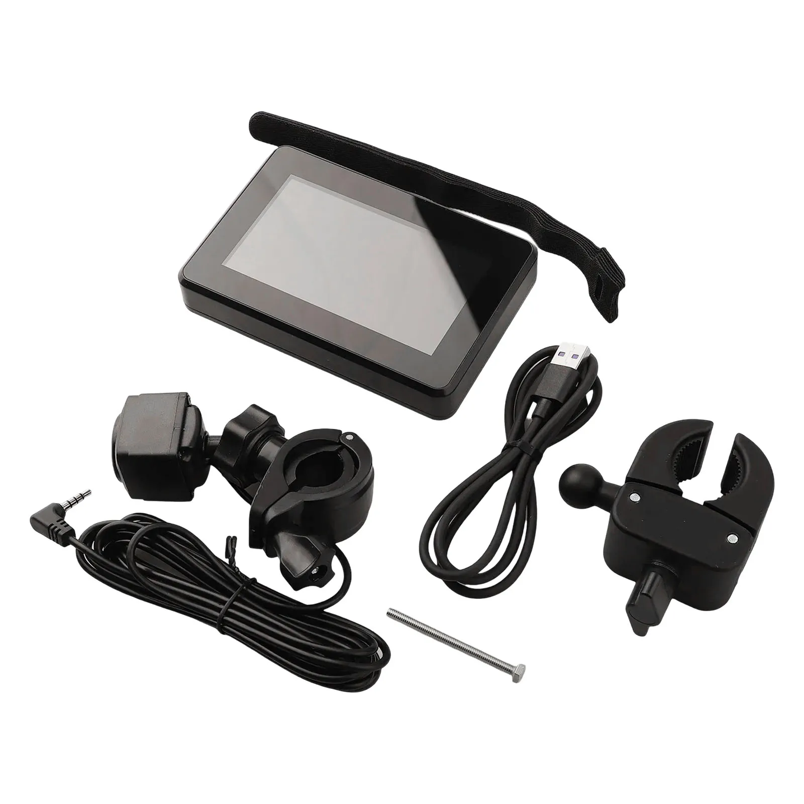 Cámara de bicicleta AHD de 1080P, pantalla con vista en vivo, 124x83x20mm, cámara de 1080P, Material ABS, conjunto de cámara y pantalla, seguridad en ciclismo