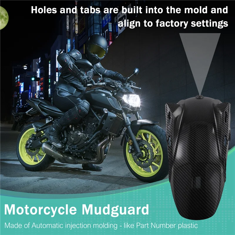 -A14E Motorcycle Front Fender Front Tire Cover Fairing Mudguard For YAMAHA MT-07 FZ-07 2012 2013 2014 2015 2016 2017