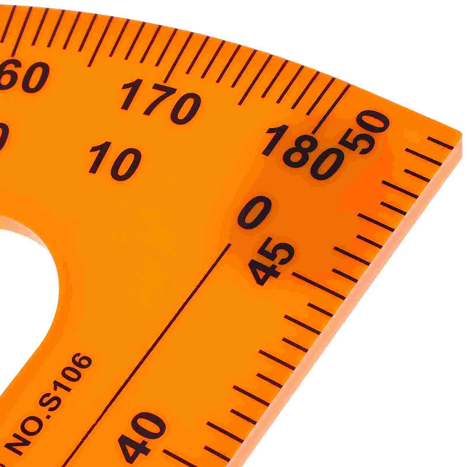 Teaching Protractor Ruler for Geometry Turntable Swing Arm Drawing Hand Tool Supply Horns