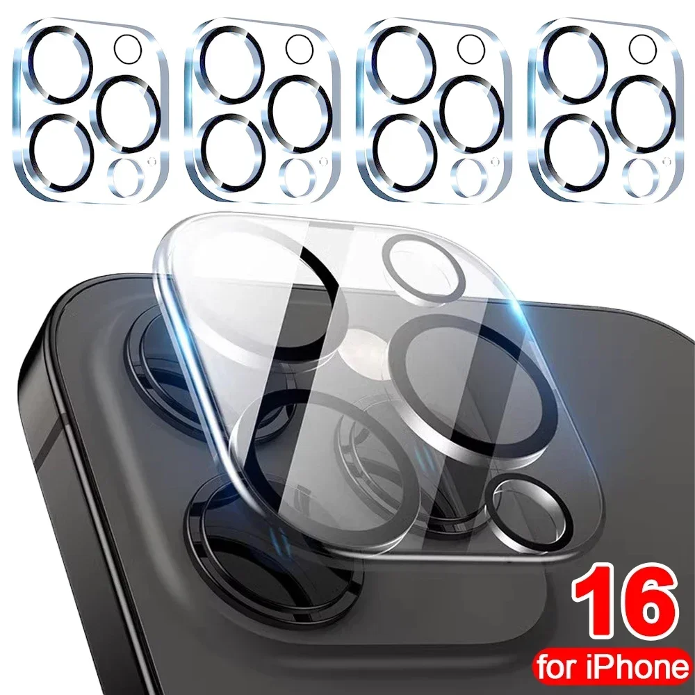 6/3/1PCS Tempered Glass Camera Lens Protectors for IPhone 16 Pro/16 ProMax/15 Pro/15 Plus Anti-Scratch HD Protective Lens Films