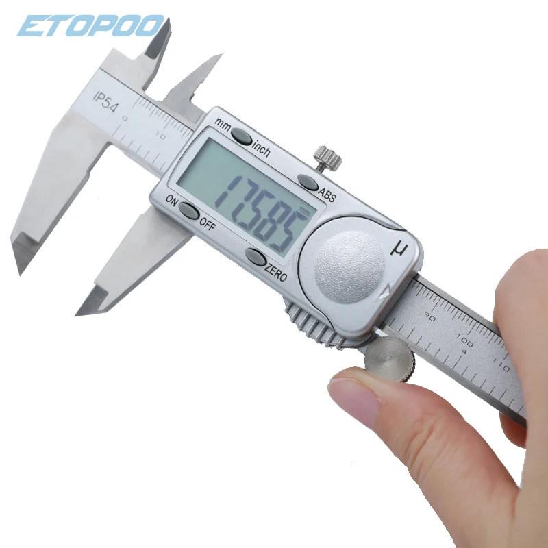 Accuracy 0.005mm Terma brand IP54 150mm 200mm 300mm digital vernier caliper micron electronic caliper thickness micrometer gauge