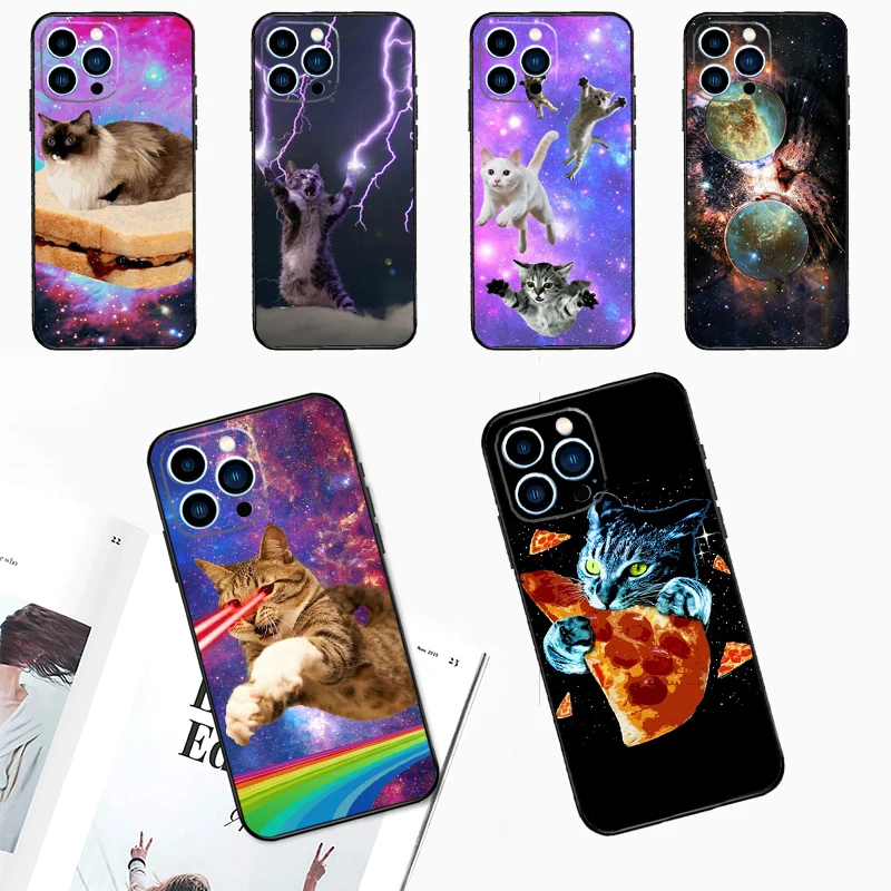 

Чехол «Кот в космосе» для Xiaomi Redmi Note 13 Pro 14 12 11 10 9 11S 12S Redmi 15 14C 10C 12C 13C 15C Cover