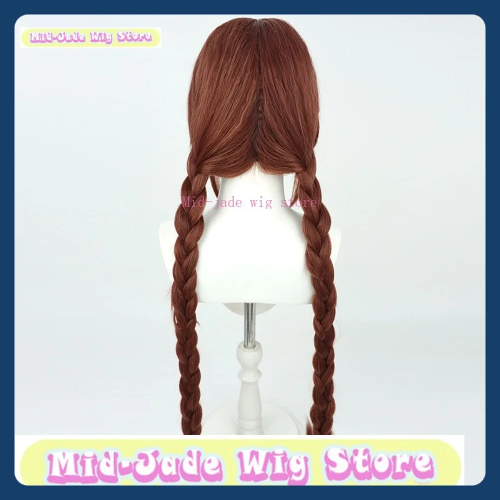 Mid-jade Pruik Winkel Uma Musume Kitano Hokusai Cosplay Pruik Anime Game rollenspel Halloween Party Kostuum Props synthetisch Haar