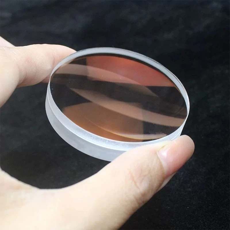Lentilles d'objectif achromatiques en verre optique K9 de 24 mm avec film rouge collé, tube de lumière parallèle pour télescope astronomique