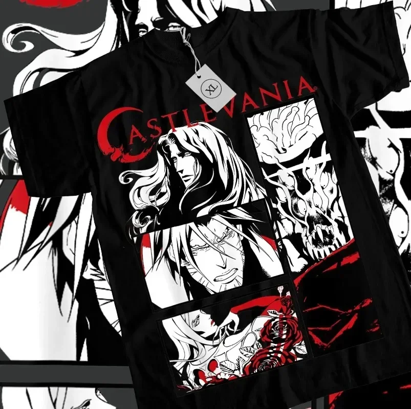 CASTLEVANIA Symphony of The Night New Unisex T-Shirt,top Gaming Vidio Shirts for Women Women Clothing Graphic T Shirts