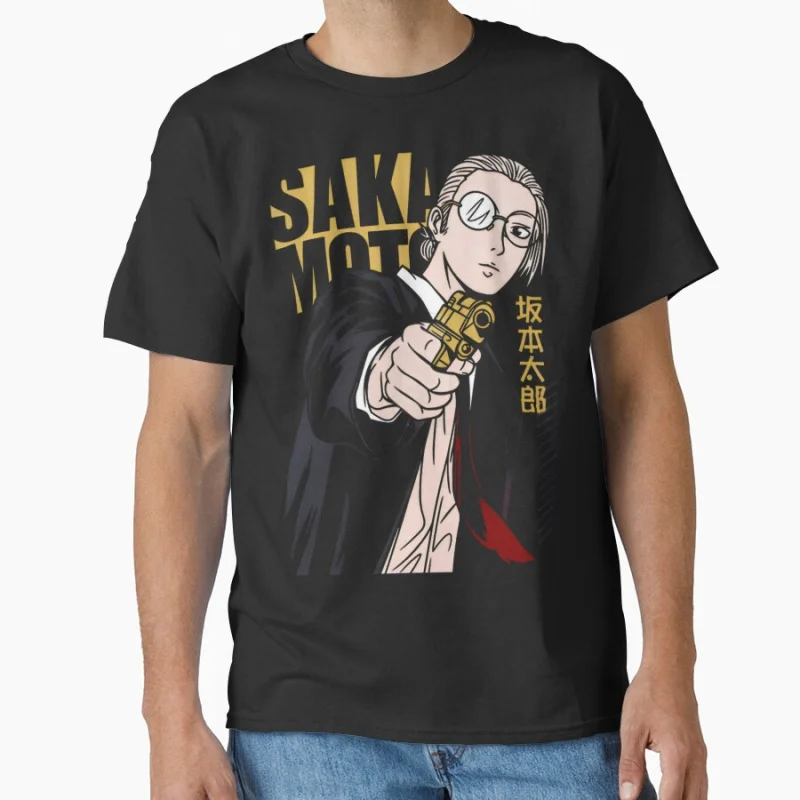 

Young Taro 80s Manga Sakamoto Days Anime t shirt for men Large size Tops S-6XL 100% cotton mens Clothes