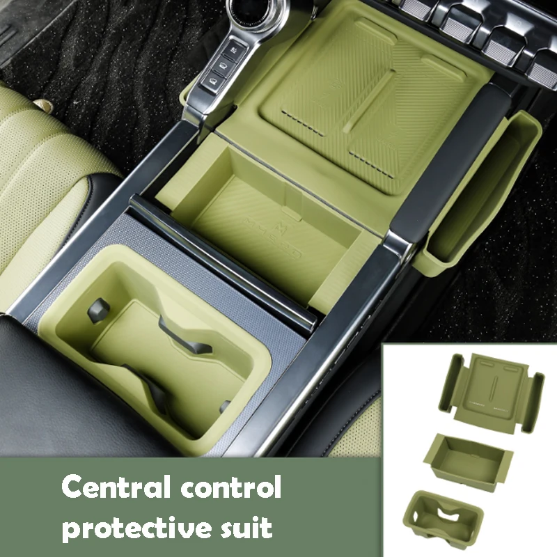 

For Dongfeng MHERO M-Hero M817 2025 2026 Central Control Cup Pad Non Slip Mat Interior Silicone Accessories Car Supplies