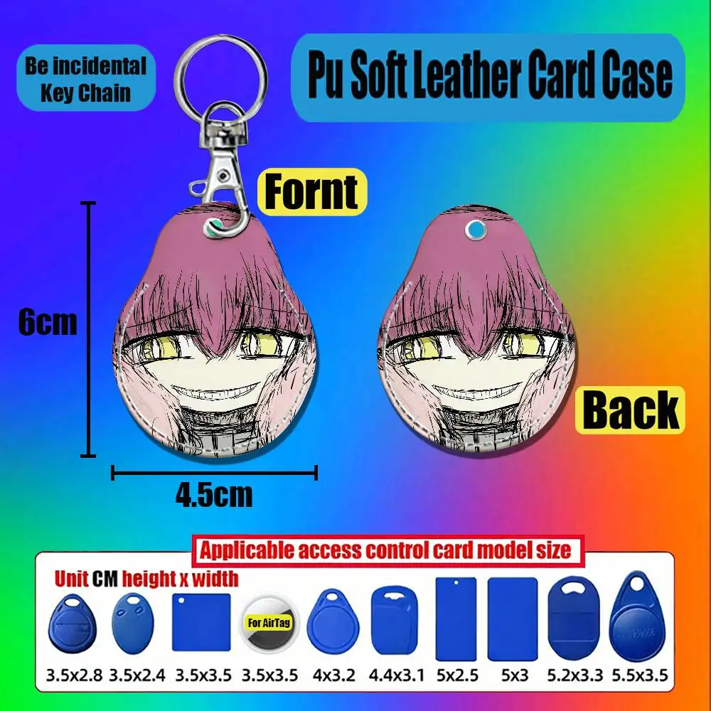 For BLACK SOULS 2 Alice Red Hood Mabel For AirTag Case Card Holder Keychain ID Credit Bank Access Badge For Air Tag Case Shell - view 4
