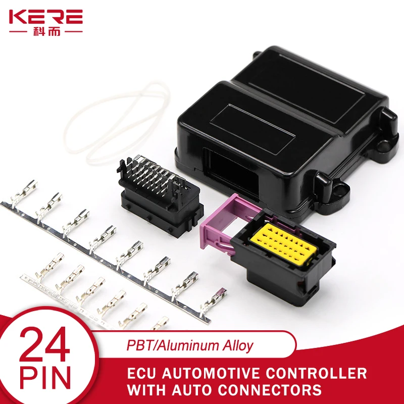 

1/5/10/50pcs 24Pin ECU Aluminum Alloy Shell PBT Material Automotive Motor Car Controller with Auto Connector 211PC249S0