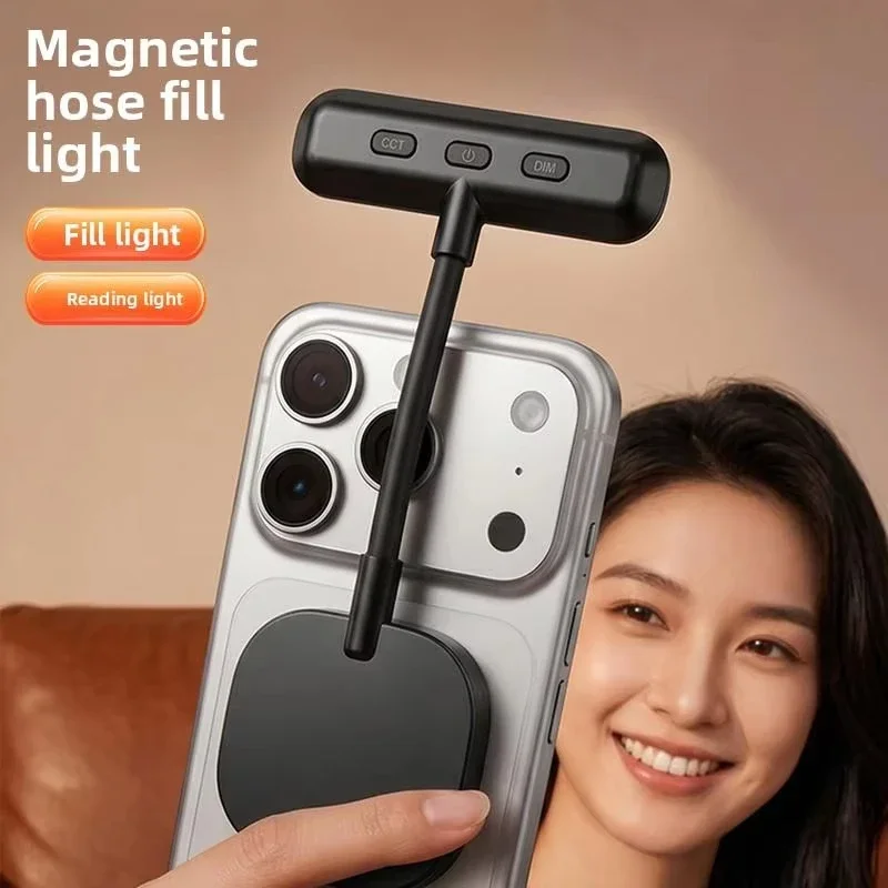 luz-de-preenchimento-led-com-braco-magnetico-3-temperaturas-de-cor-regulavel-protecao-para-os-olhos-lampada-de-beleza-para-selfies-universal-para-telefone-maquiagem-e-leitura