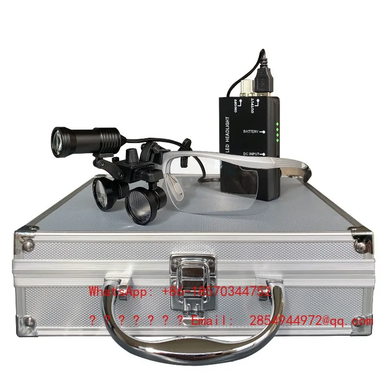 New Dental Head-mounted Magnifying Glass Oral Medical Headlight Led ENT High Definition