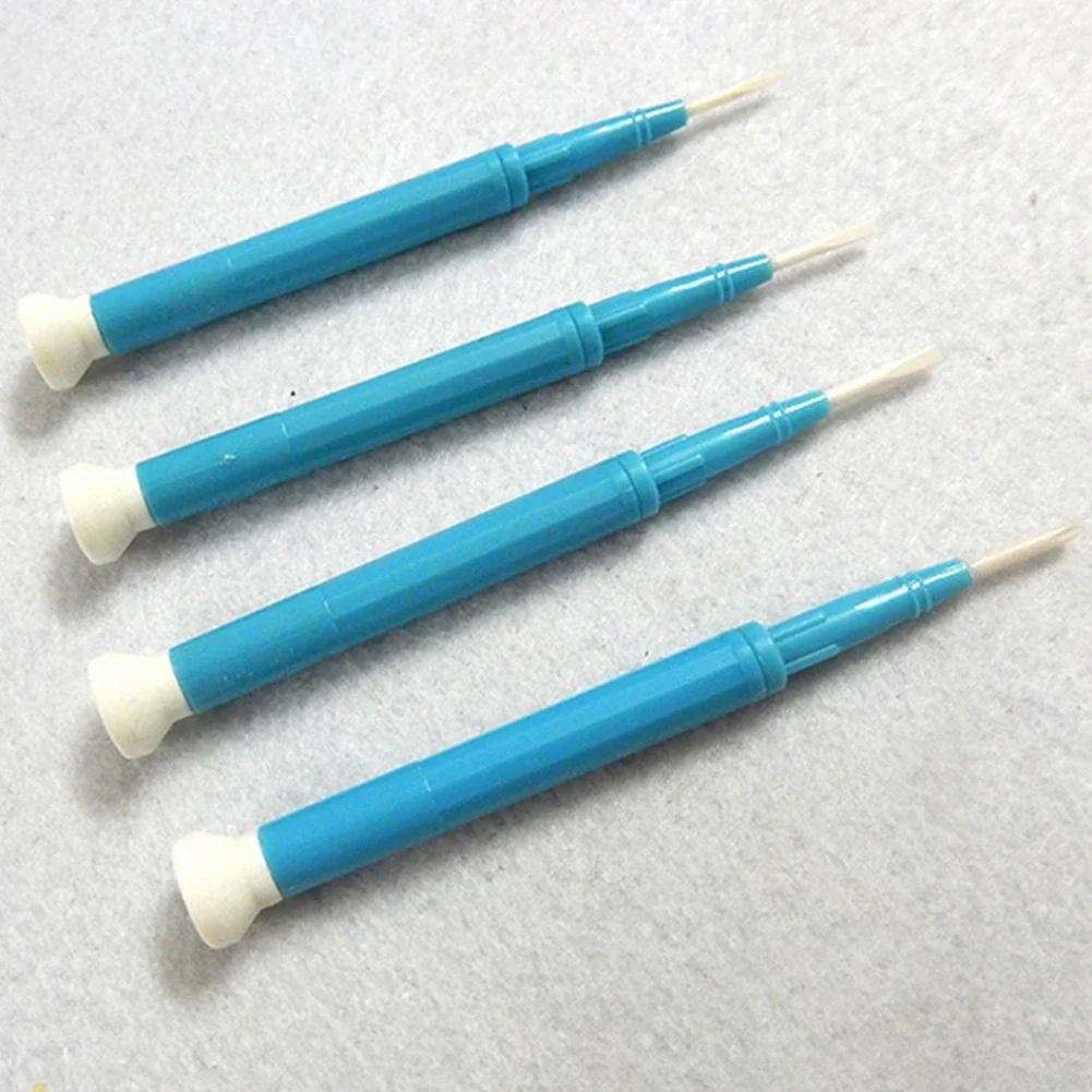 4PCS Ceramic Cross Screw Driver Insulation Flat Point Slotted Screwdriver CD-15/20/25/100 For High Frequency Circuit Adjustment