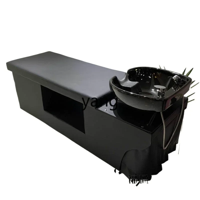 Yjq barber shop shampoo bed hair salon special flat ceramic shampoo basin