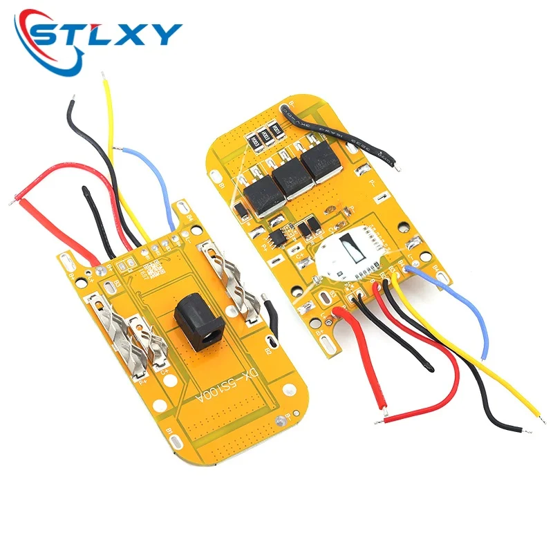 Stlxy 5S 21V 100A Lithium Battery BMS PCBA Protection Board For Makita Battery Charging