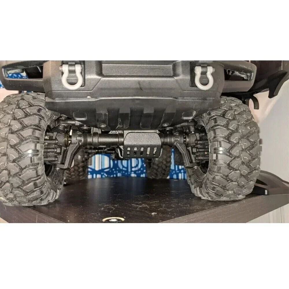 แผ่นกันกระแทกใต้ท้องรถแบบ 3 ชิ้น ทำจากสแตนเลส สำหรับรถบังคับวิทยุ trxs Trx-4 Bronco Defender G500 K5