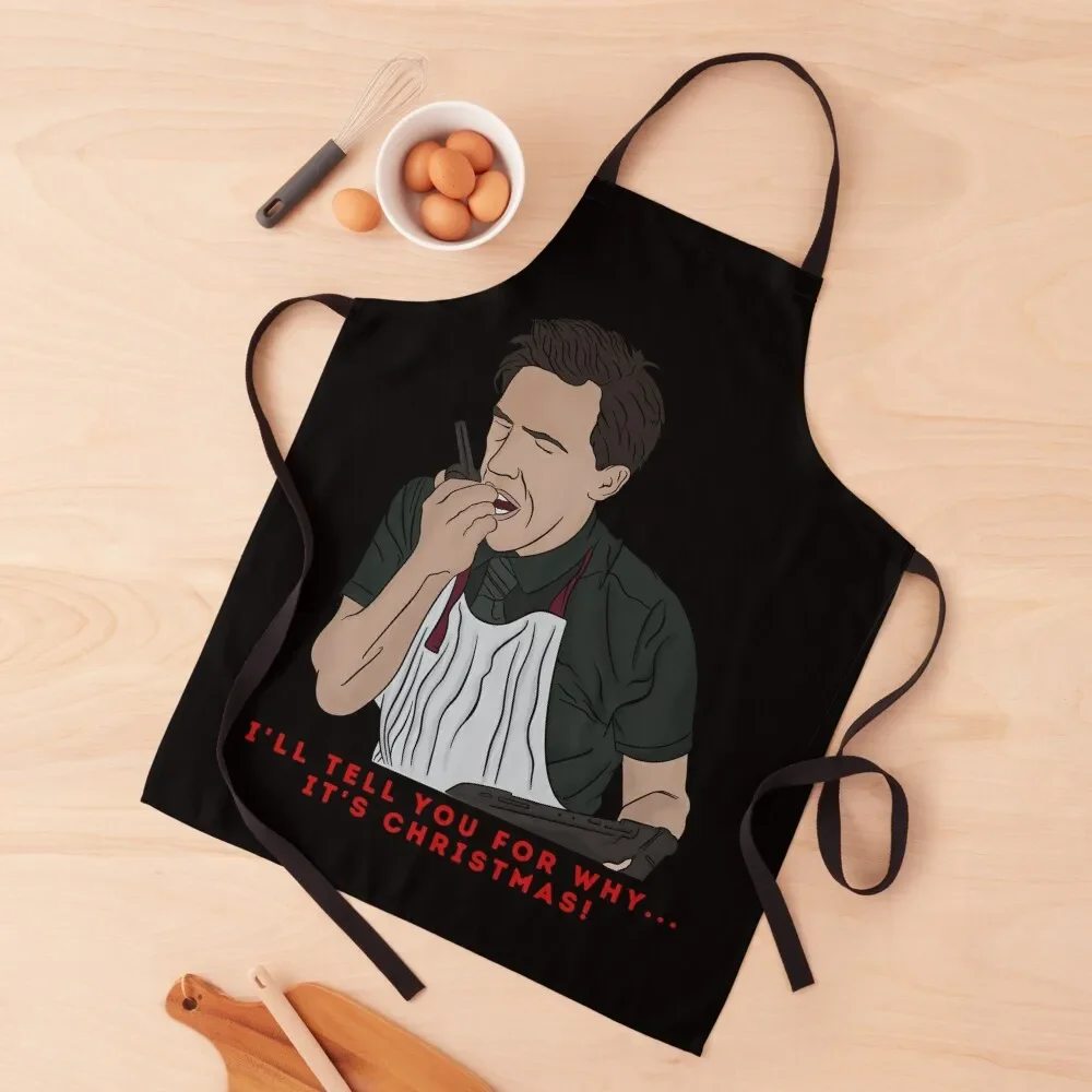 

Uncle Bryn Gavin & Stacey - Christmas Jumper Apron kitchen girl Costume Waiter Kitchens Woman Apron