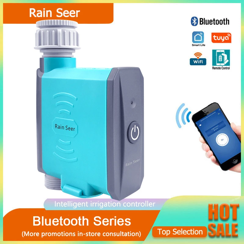 

Rain Seer Smart Life Bluetooth Garden Home Irrigation Watering Timer WiFi Water Timer Mobile Phone Remote Controller Test link